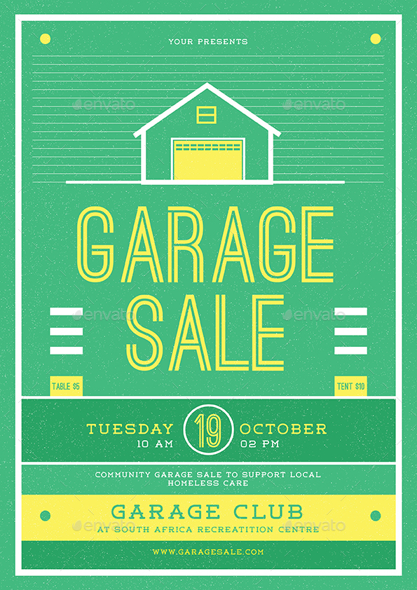 Garage Sale Flyer by Guuver GraphicRiver